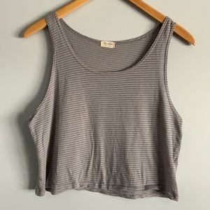 John Galt by Brandy Melville gray crop top